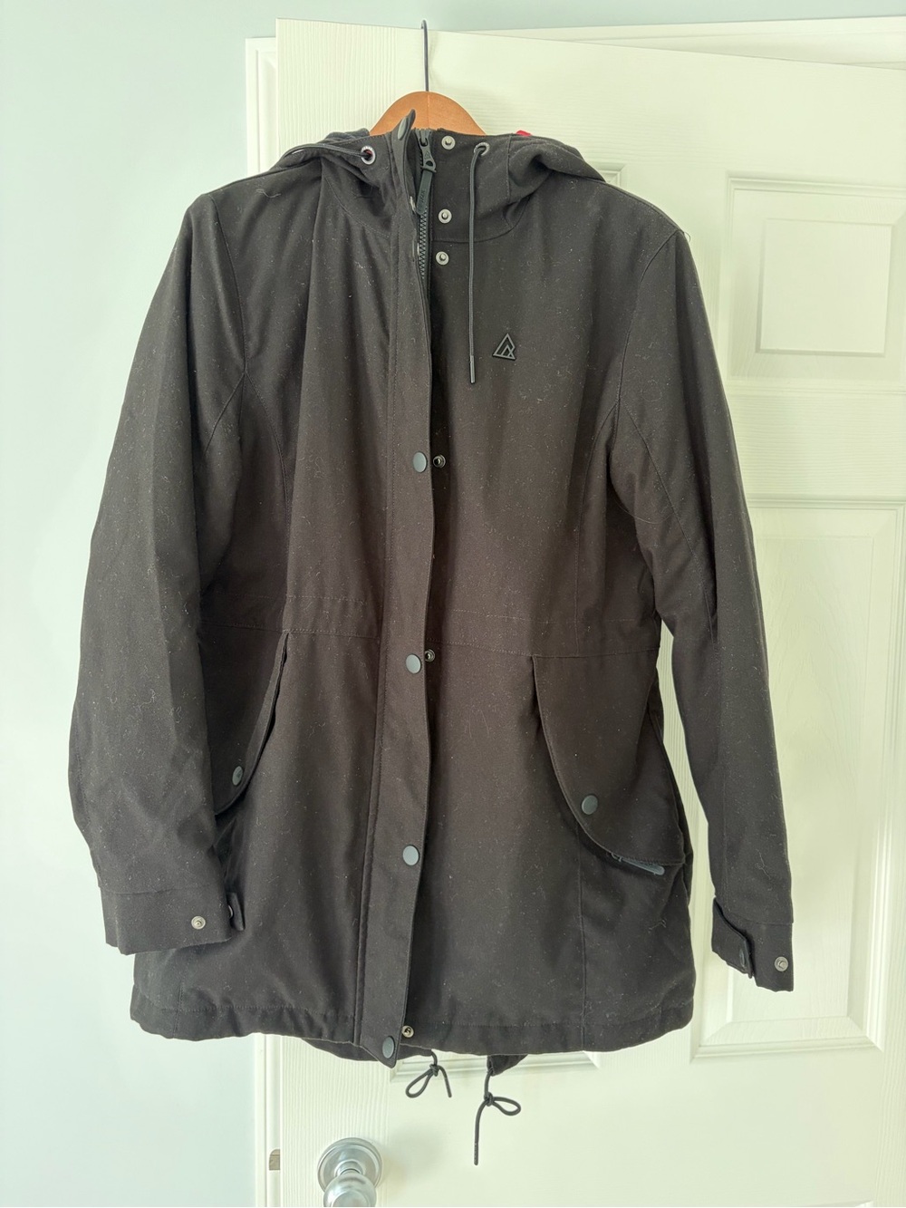 Women's Black Hooded Jacket